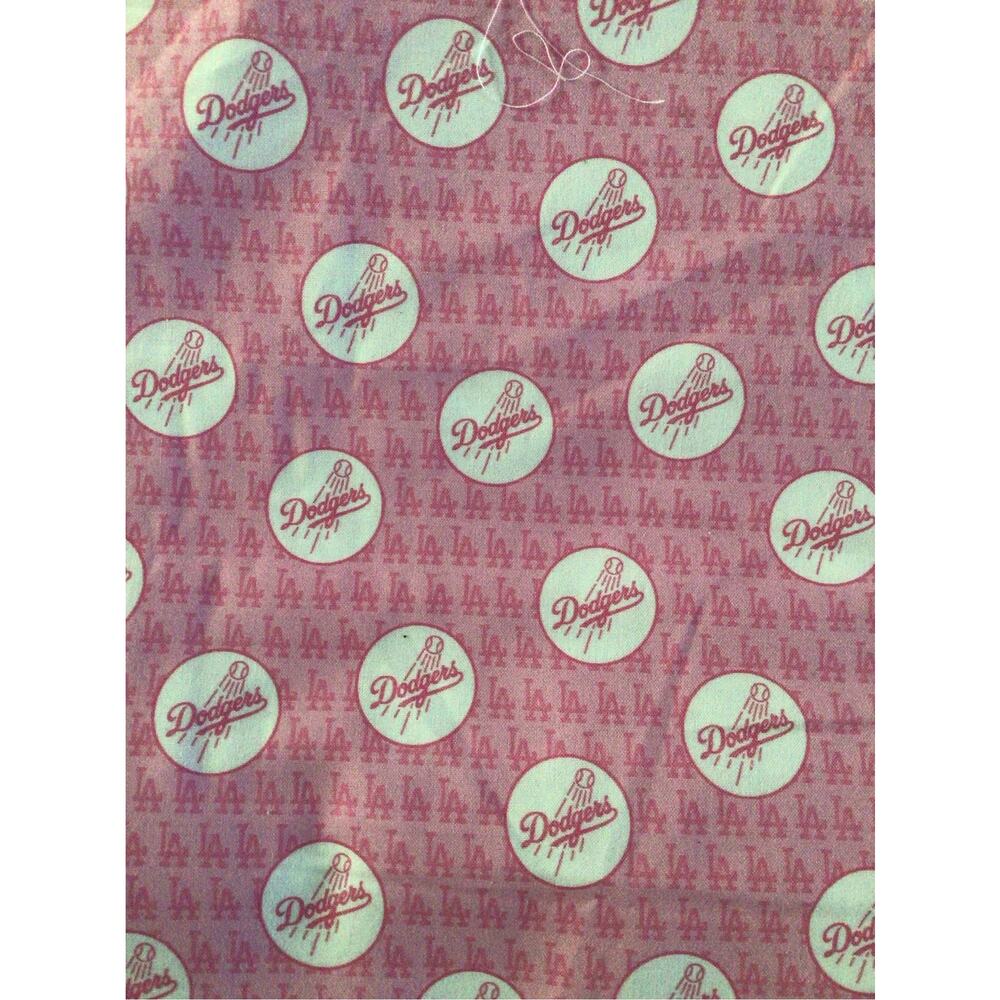 MLB Los Angeles 60" Fabric by the 1/2 yard